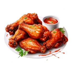 5 Chicken Wings