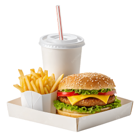 Combo Burger (Any Burger + Fries + Drink)